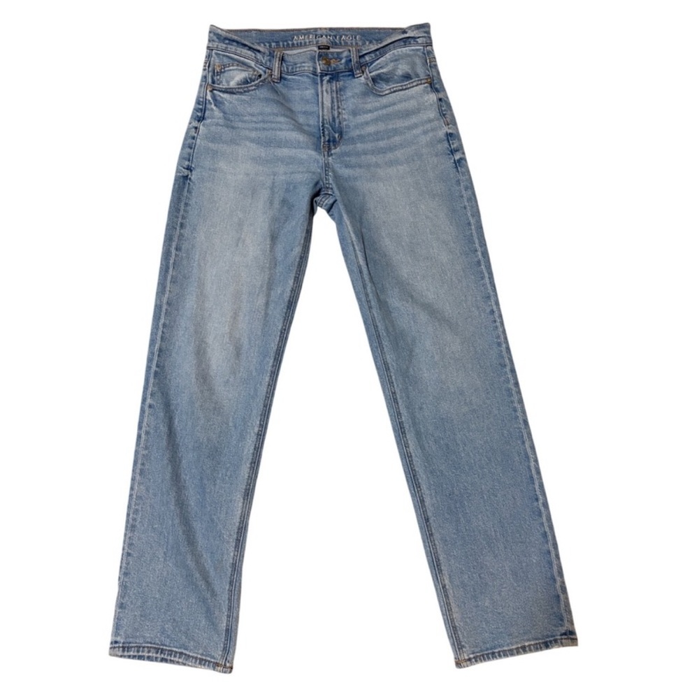 American eagle super high rise straight Jean